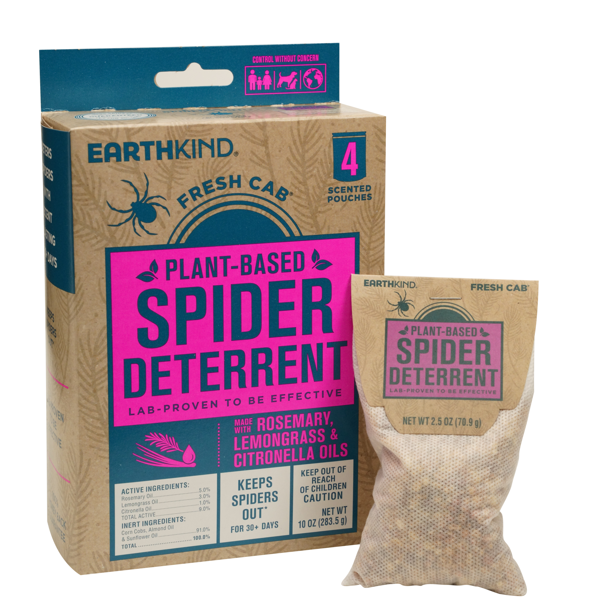 fertilizer for spider plant Fresh Cab Spider Deterrent Pouches