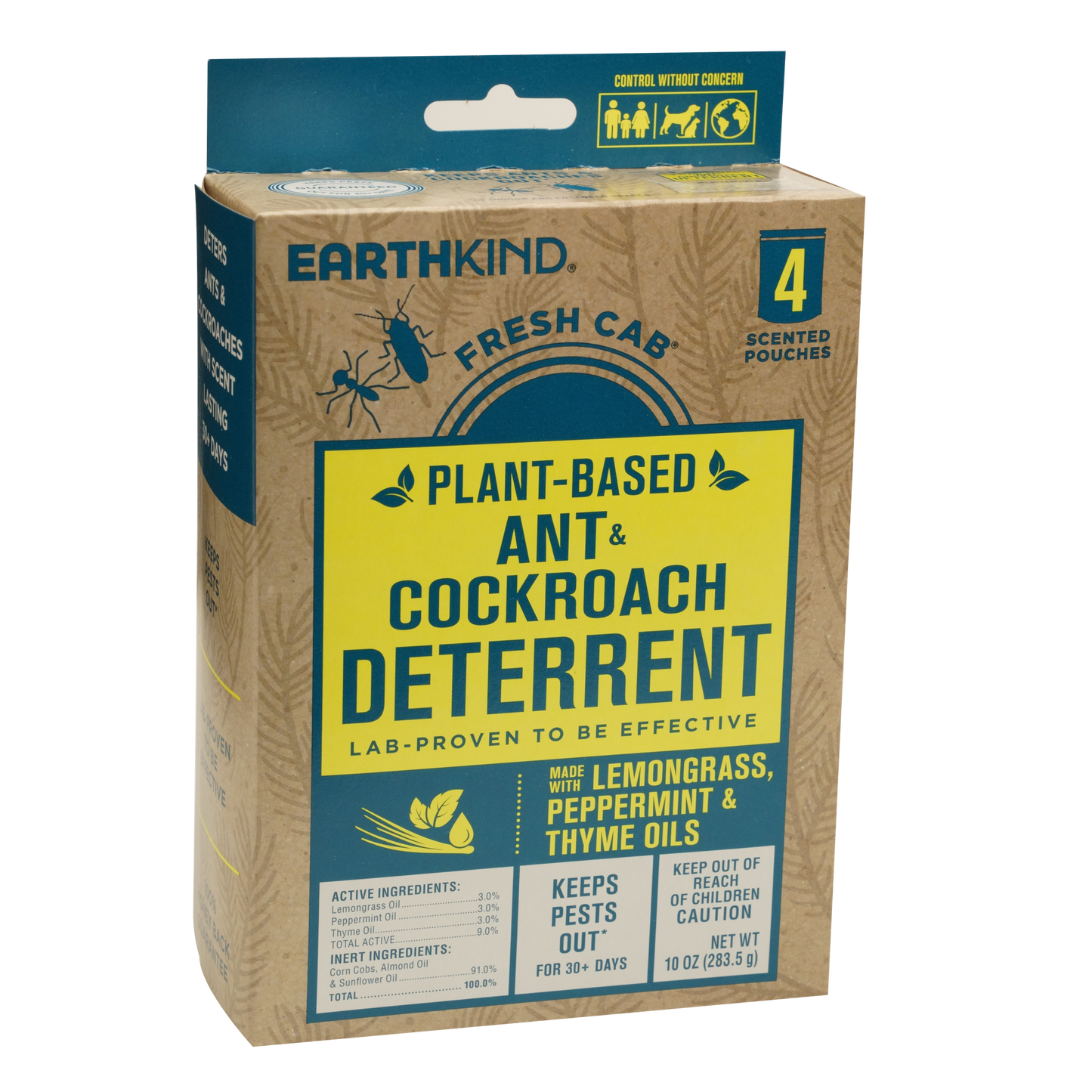 Fresh Cab® Plant-Based Ant & Cockroach Deterrent