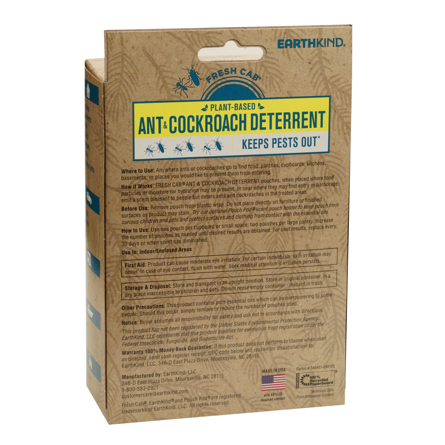 Fresh Cab® Plant-Based Ant & Cockroach Deterrent