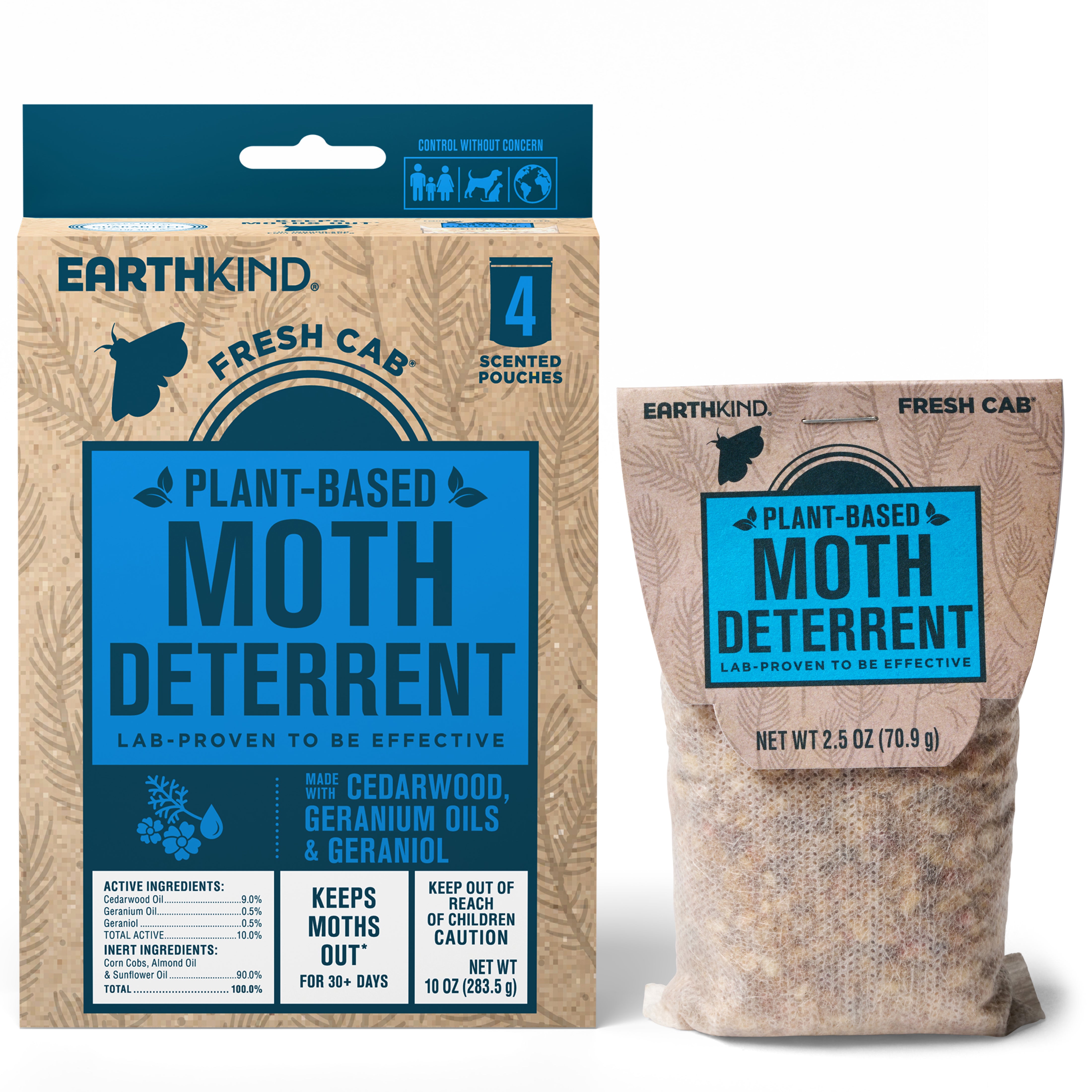 Fresh Cab Plant-Based Moth Deterrent