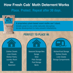 Fresh Cab® Plant-Based Moth Deterrent
