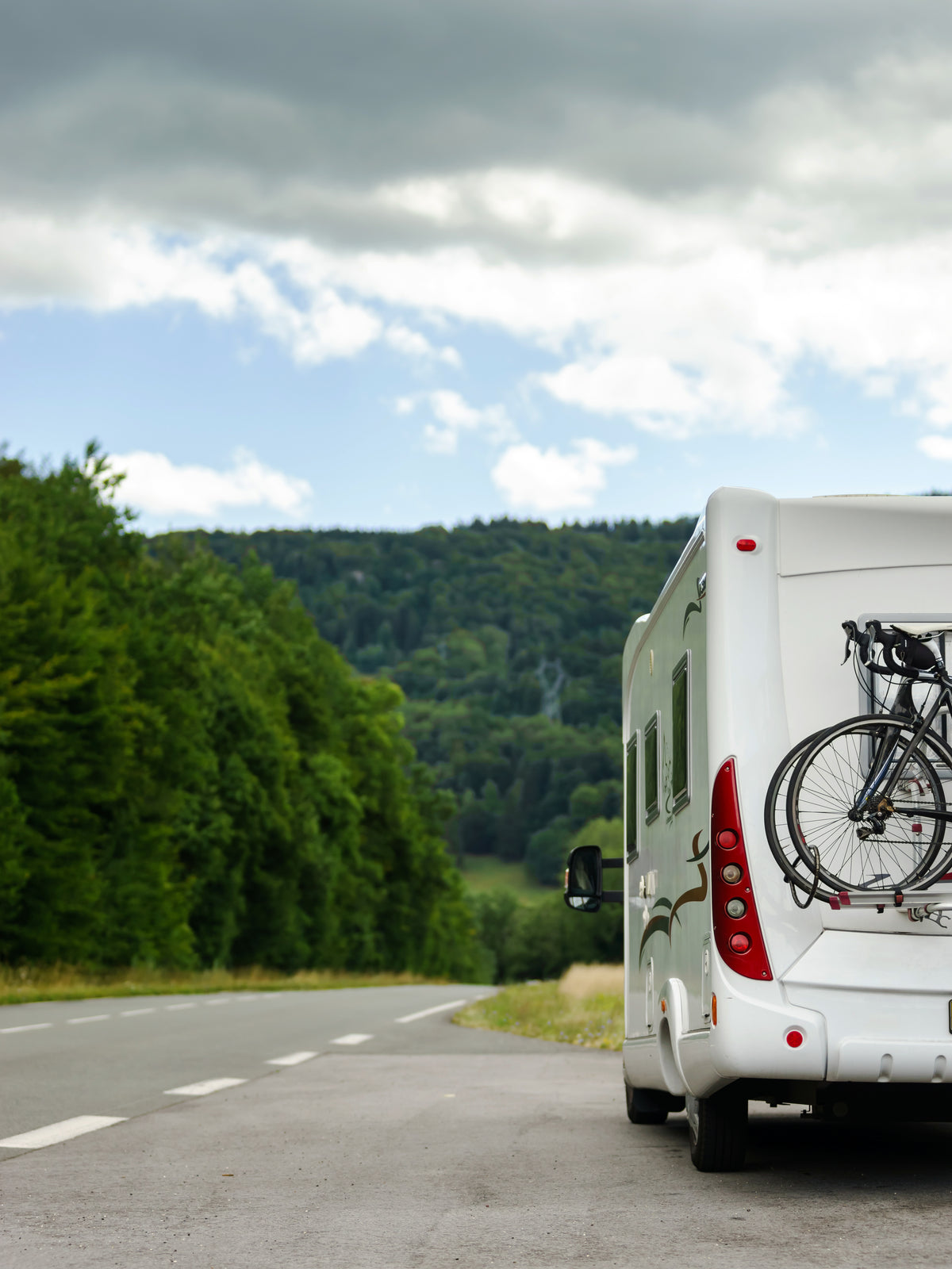 RV parked overnight at a Harvest Hosts farm or winery