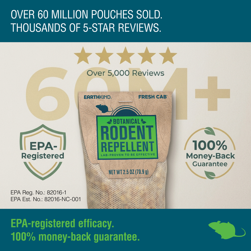 Fresh Cab® Rodent Repellent Pouches - Botanical Ingredients