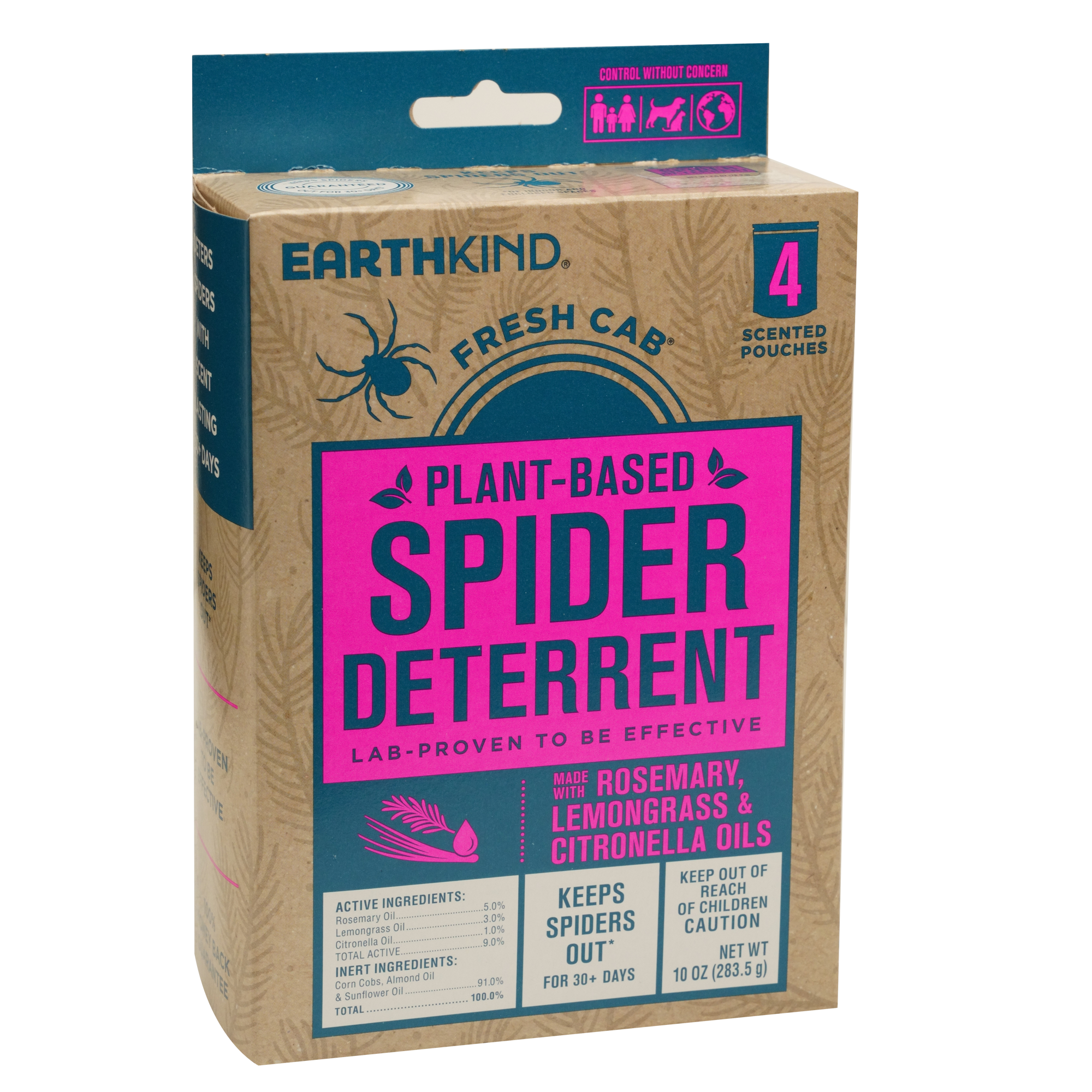 Fresh Cab® Spider Deterrent Pouches - Botanical Ingredients