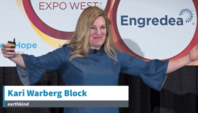 Kari Warberg Block EarthKind ExpoWest