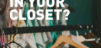 Graphic that says "Spiders Taking up Shelter in Your Closet?"